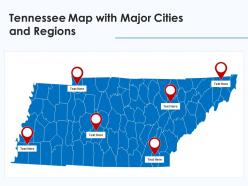 Tennessee map with major cities and regions