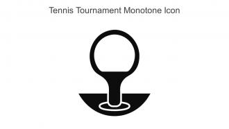 Tennis Tournament Monotone Icon In Powerpoint Pptx Png And Editable Eps Format