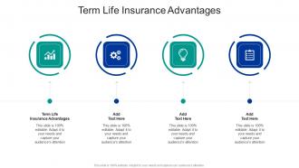 Term Life Insurance Advantages In Powerpoint And Google Slides Cpb