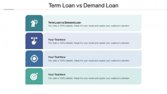 Term loan vs demand loan ppt powerpoint presentation pictures deck cpb
