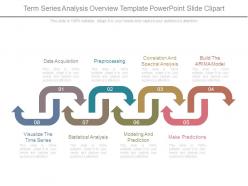 Term series analysis overview template powerpoint slide clipart
