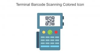 Terminal Barcode Scanning Colored Icon In Powerpoint Pptx Png And Editable Eps Format