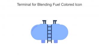 Terminal For Blending Fuel Colored Icon In Powerpoint Pptx Png And Editable Eps Format