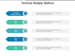 Terminal multiple method ppt powerpoint presentation layouts professional cpb