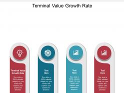 Terminal value growth rate ppt powerpoint presentation icon guide cpb