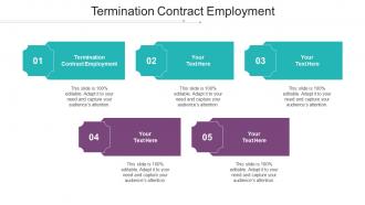 Termination Contract Employment Ppt Powerpoint Presentation Ideas Slide Cpb