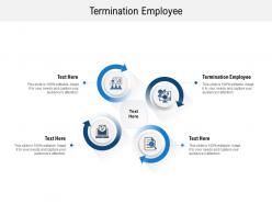 Termination employee ppt powerpoint presentation outline layouts cpb
