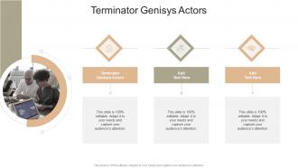 Terminator Genisys Actors In Powerpoint And Google Slides Cpb