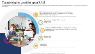 Terminologies Used For Open RAN Open RAN Alliance