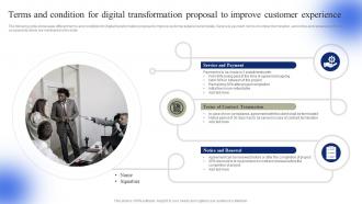 Terms And Condition For Digital Transformation Proposal To Improve Customer Experience