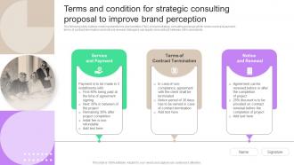Terms And Condition For Strategic Consulting Strategic Consulting Proposal To Improve Brand Perception