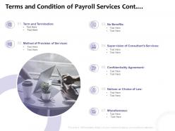 Terms and condition of payroll services cont ppt powerpoint slide