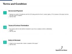 Terms and condition service renewal ppt powerpoint presentation example
