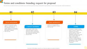 Terms And Conditions Branding Request For Proposal Ppt Show Infographic Template