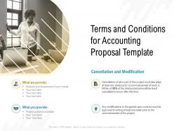 Terms and conditions for accounting proposal template ppt powerpoint presentation slides