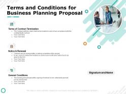 Terms and conditions for business planning proposal renewal ppt powerpoint presentation ideas