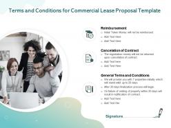 Terms and conditions for commercial lease proposal template ppt powerpoint presentation portfolio example file