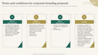 Terms And Conditions For Corporate Branding Proposal Ppt Show Background Designs