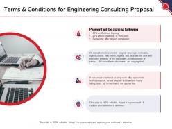 Terms and conditions for engineering consulting proposal ppt powerpoint presentation pictures