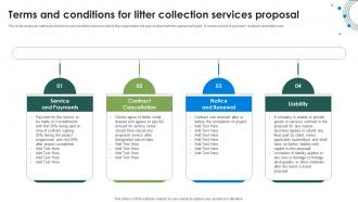 Terms And Conditions For Litter Collection Services Proposal Ppt Show Infographic Template