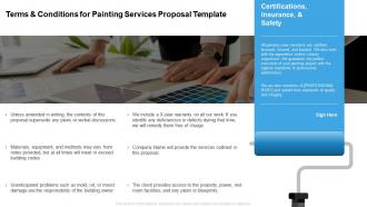 Terms and conditions for painting services proposal template