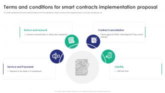 Terms And Conditions For Smart Contracts Implementation Proposal