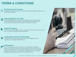 Terms and conditions order processing ppt powerpoint presentation infographic