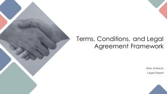 Terms Conditions And Legal Agreement Framework PPT Sample AT