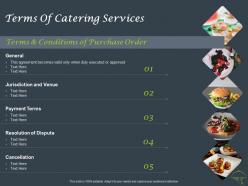 Terms Of Catering Services Ppt Powerpoint Presentation Model Grid