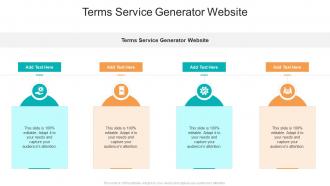 Terms Service Generator Website In Powerpoint And Google Slides Cpb