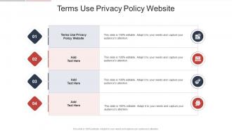 Terms Use Privacy Policy Website In Powerpoint And Google Slides Cpb