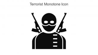 Terrorist Monotone Icon In Powerpoint Pptx Png And Editable Eps Format