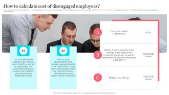 Tesla Blue Ocean Strategy How To Calculate Cost Of Disengaged Employees Strategy SS