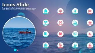 Tesla Blue Ocean Strategy Icons Slide Strategy SS