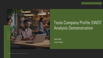 Tesla Company Profile SWOT Analysis Demonstration PPT Slides AT