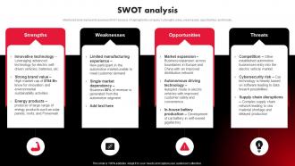 Tesla Company Profile SWOT Analysis Ppt Demonstration CP SS