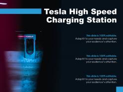 Tesla high speed charging station
