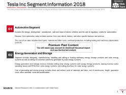 Tesla inc segment information 2018