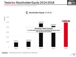 Tesla inc stockholder equity 2014-2018