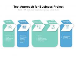 Test approach for business project