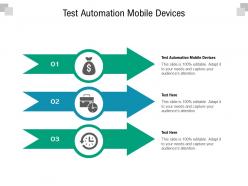 Test automation mobile devices ppt powerpoint presentation file master slide cpb