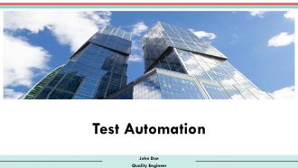 Test Automation PPT Information AT