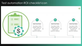 Test Automation ROI Checklist Icon