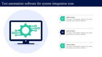 Test Automation Software For System Integration Icon