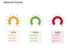 Test automation with selenium dashboard template ppt powerpoint presentation inspiration