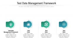 Test data management framework ppt powerpoint presentation outline picture cpb