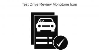 Test Drive Review Monotone Icon In Powerpoint Pptx Png And Editable Eps Format