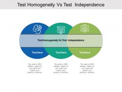 Test homogeneity vs test independence ppt powerpoint presentation gallery pictures cpb