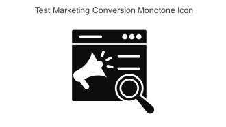 Test Marketing Conversion Monotone Icon In Powerpoint Pptx Png And Editable Eps Format