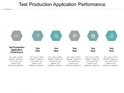 Test production application performance ppt powerpoint presentation ideas graphics design cpb